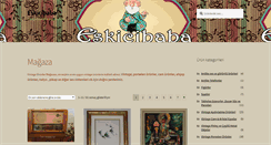 Desktop Screenshot of eskicibaba.com